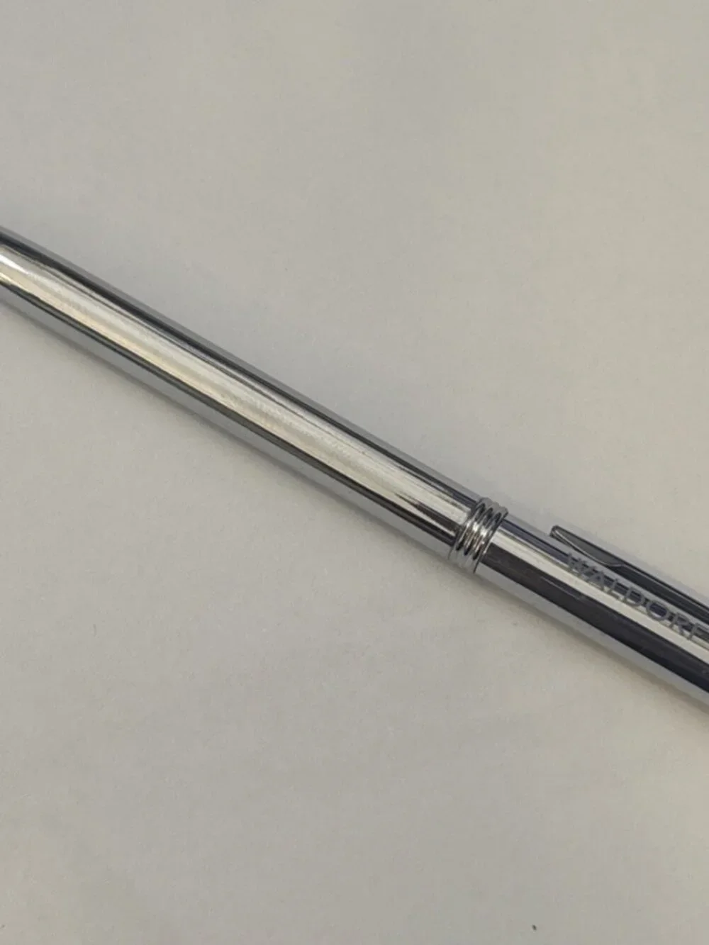 Waldorf = Astoria Pen Metal Ballpoint Black Ink Office Clip Collectors